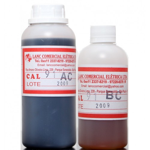 RESINAS DE ENCAPSULAMENTO AO AR - CAL 91 AC/BC PRETO